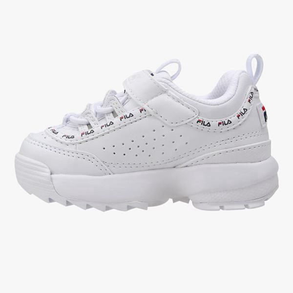 Fila Disruptor 2 Tapey Tape Kd Boy's Sneakers - White,NZ 539-57918